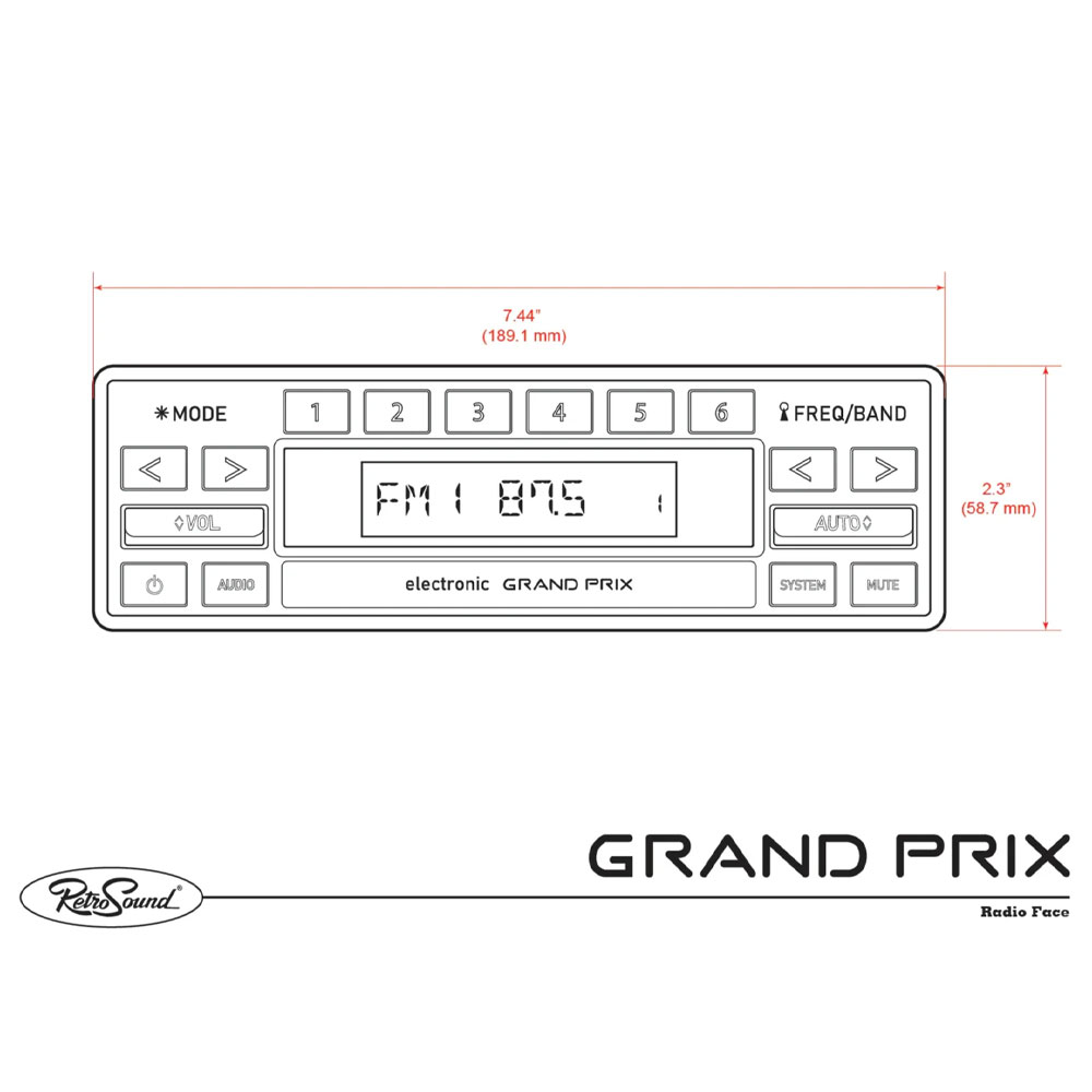 RetroSound RSM4D-GP + Aerial Stereo RSM4D-GP + Aerial