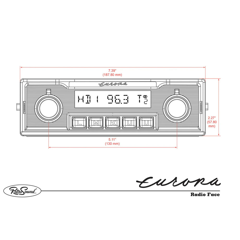 RetroSound RSM6D-E BT Stereo RSM6D-E