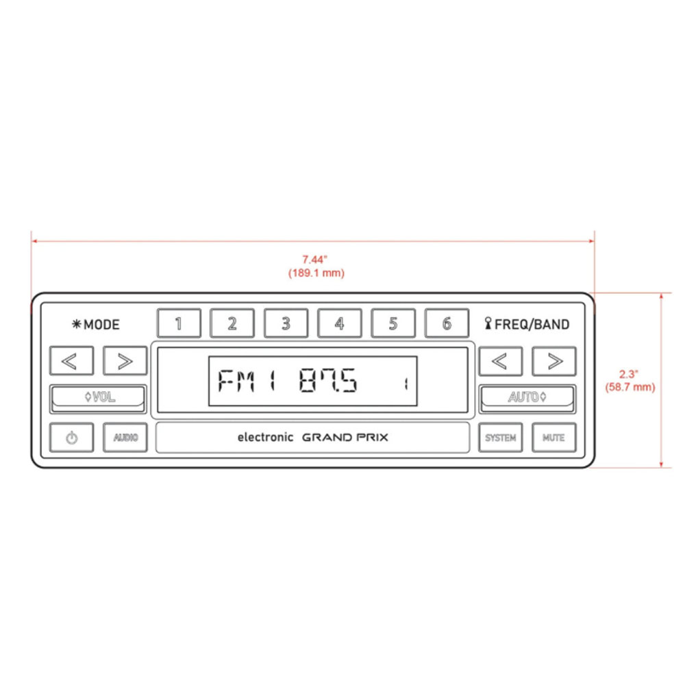 RetroSound RSM6D-GP + Aerial Stereo RSM6D-GP + Aerial