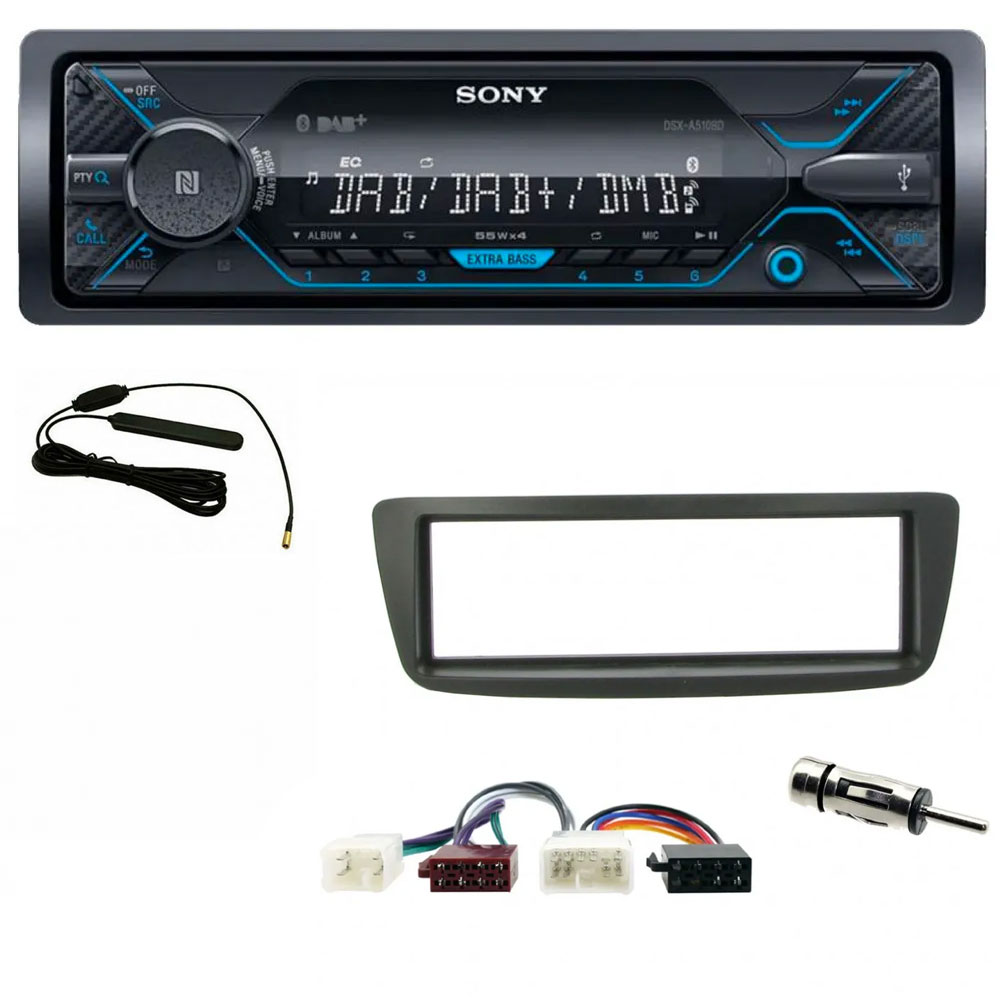 Blaupunkt USB SD DAB mp3 BLUETOOTH AUTORADIO PER TOYOTA AYGO ab1, 05-14 