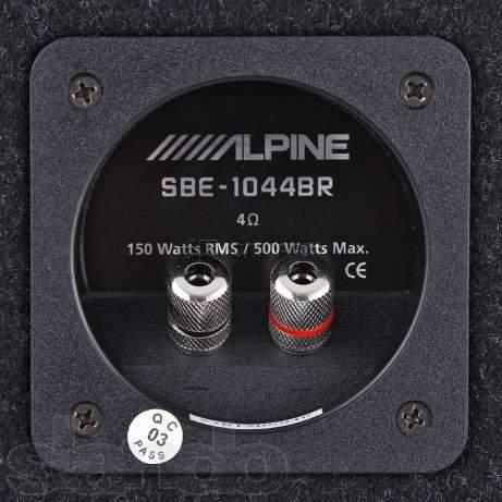 Alpine SBE-1044BR 500W 10 Bass Reflex Subwoofer Bass