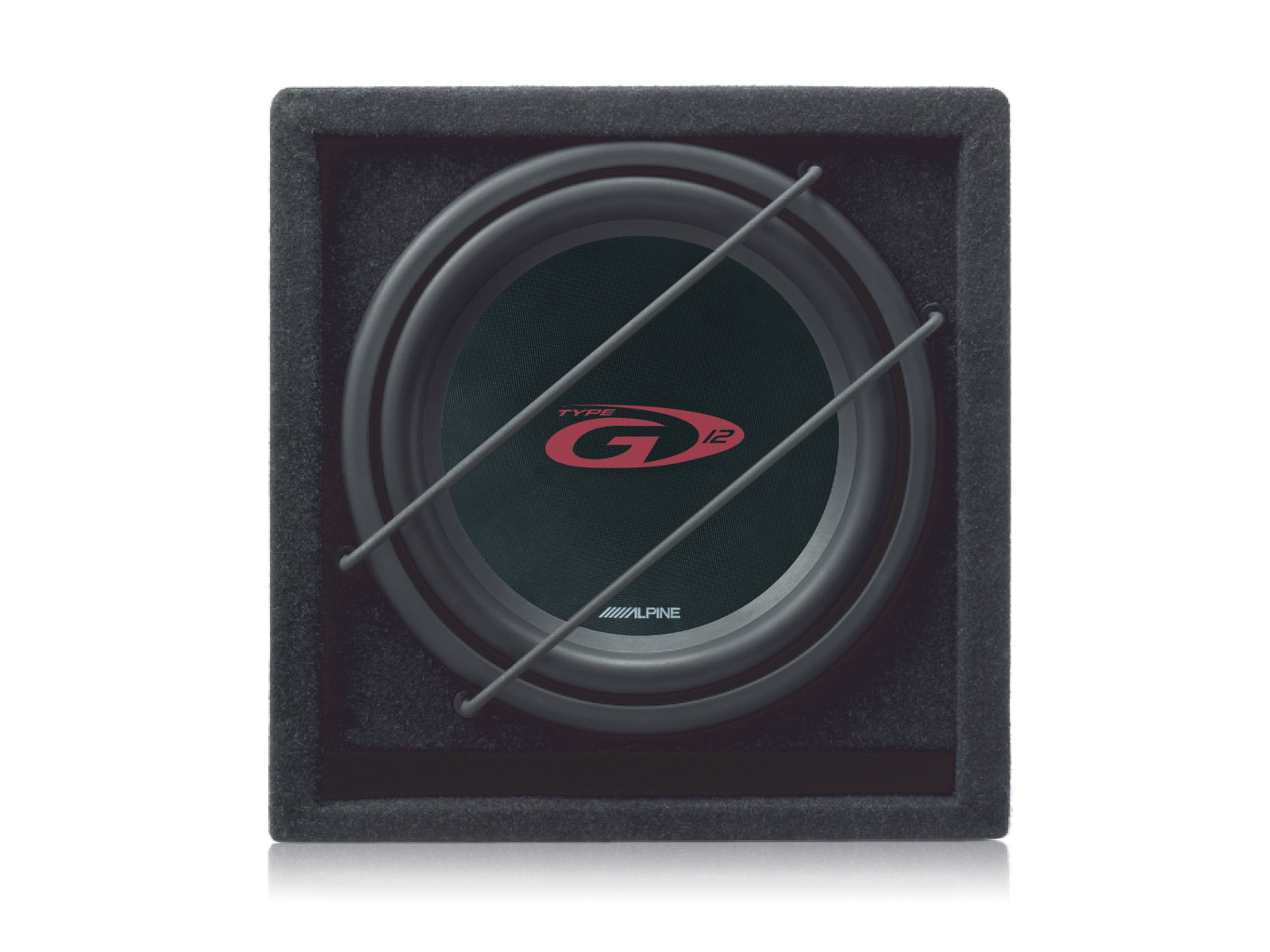 Alpine SBG-1244BR 12" Subwoofers (25cm) SBG-1244BR