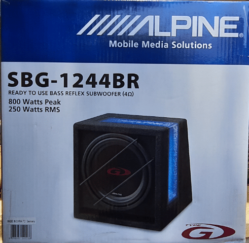 Alpine SBG-1244BR 12" Subwoofers (25cm) SBG-1244BR