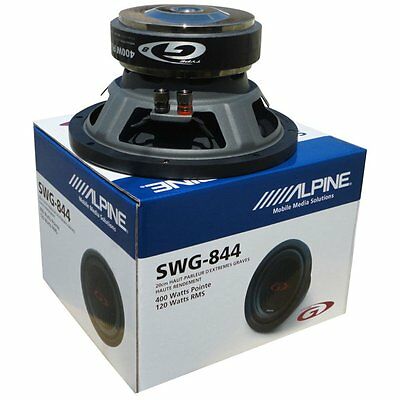 Alpine SWG-844 8" Subwoofers (20cm) SWG-844