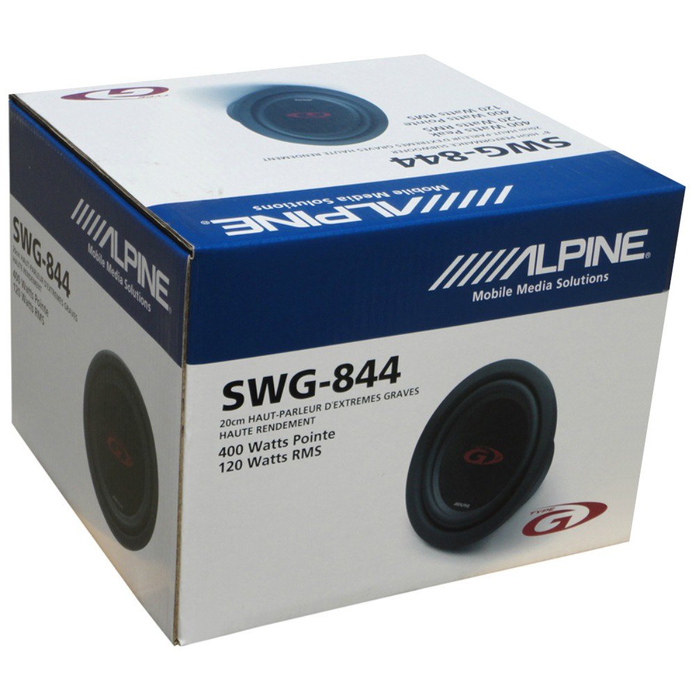 Alpine SWG-844 8" Subwoofers (20cm) SWG-844