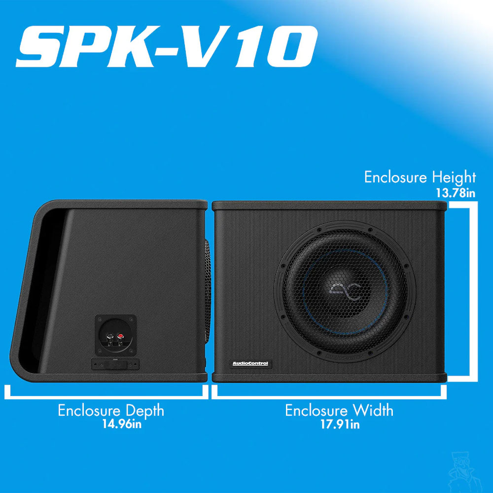 Audiocontrol SPK-V10 10" Subwoofers (25cm) SPK-V10