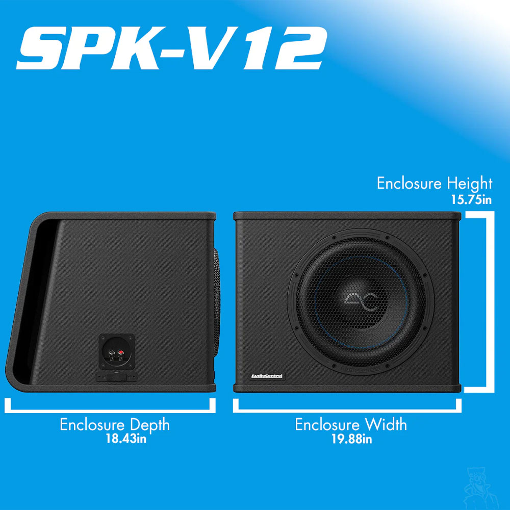 Audiocontrol SPK-V12 12" Subwoofers (30cm) SPK-V12