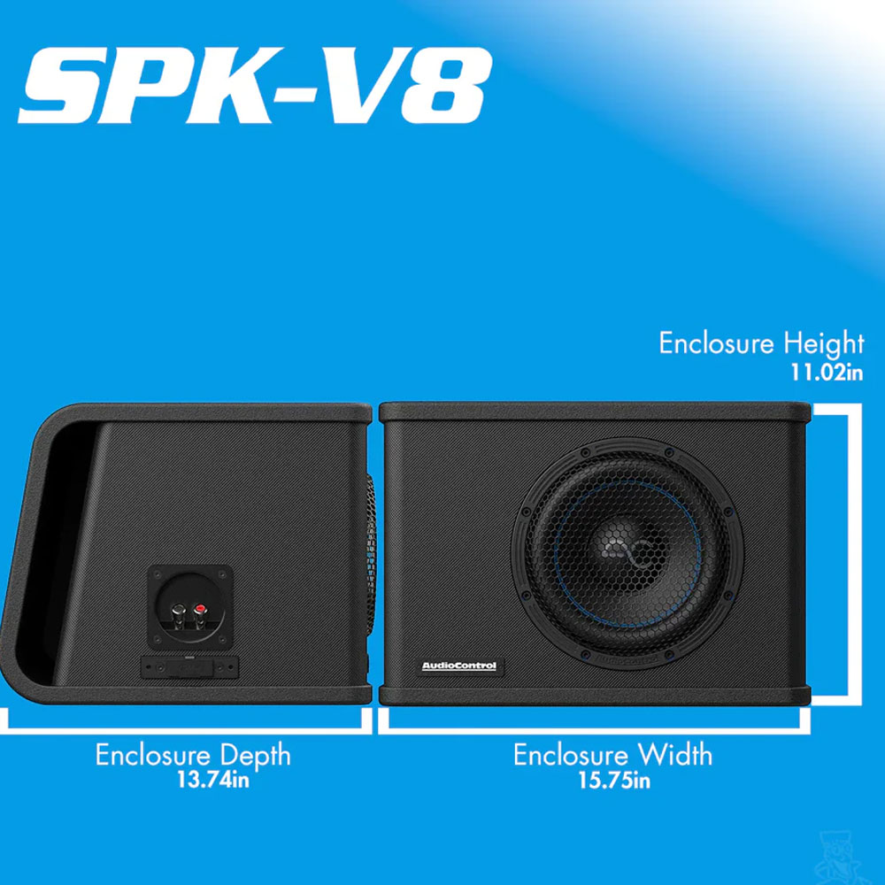 Audiocontrol SPK-V8 8" Subwoofers (20cm) SPK-V8