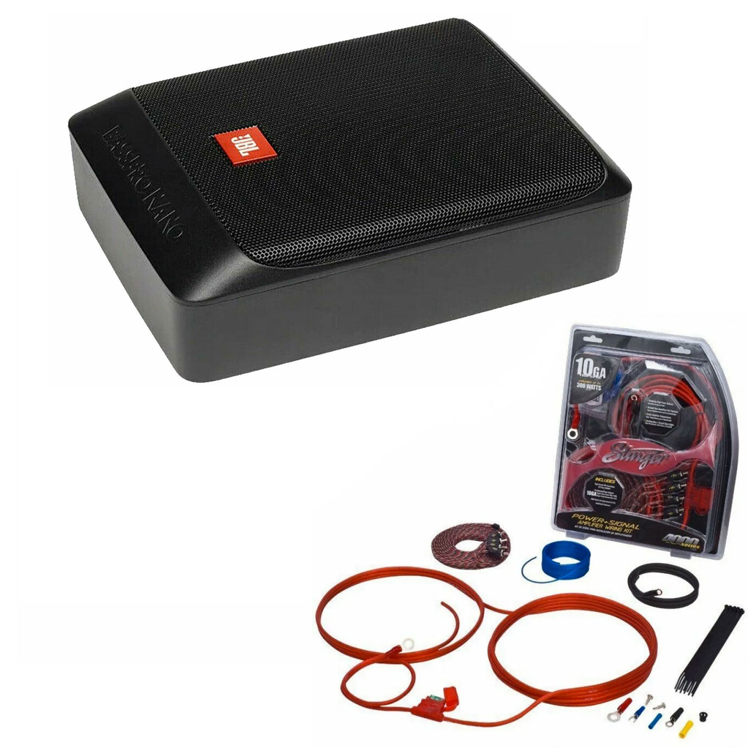 JBL 200 Watt Car Audio Under Seat Powered Subwoofer
