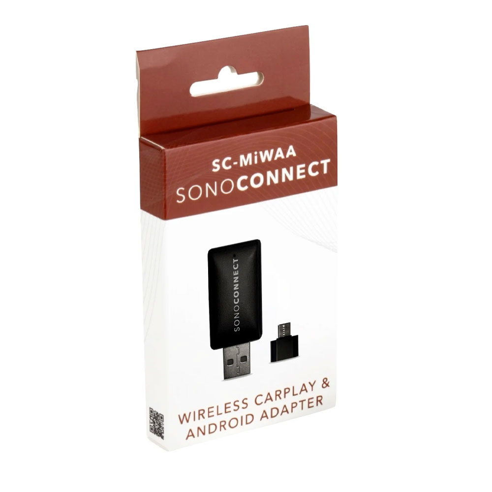 SonoConnect SC-MiWAA Wireless CarPlay / Android Auto Adaptor SC-MiWAA